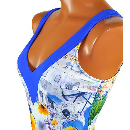 インポート水着 JOLIDON F2385 花柄水着ワンピース B、C、D、Eカップ_4