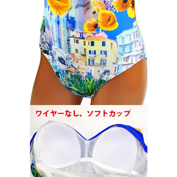 インポート水着 JOLIDON F2385 花柄水着ワンピース B、C、D、Eカップ_5