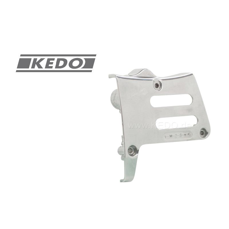 KEDOアルミ製フロントスプロケットカバー（ポリッシュ） SR400/500用