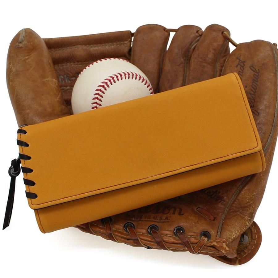 新作】常識を覆した長財布ver.baseball 野球 ボール革 メンズ
