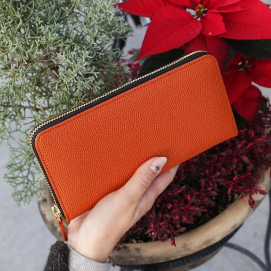 新作】バスケ革 ラウンドファスナー長財布 メンズ レディース バスケ