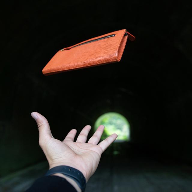 バスケ革の長財布 メンズ レディース l字ファスナー スポーツブランド