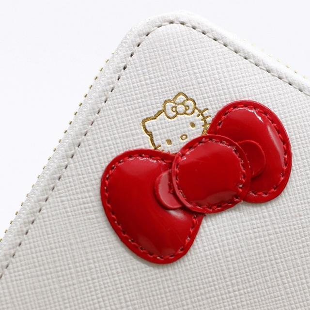 NADAYA HELLO KITTハローキティの二つ折り財布 レディース 本革 HELLO KITTY】ハローキティの二つ折り財布 レディース 本革 大人