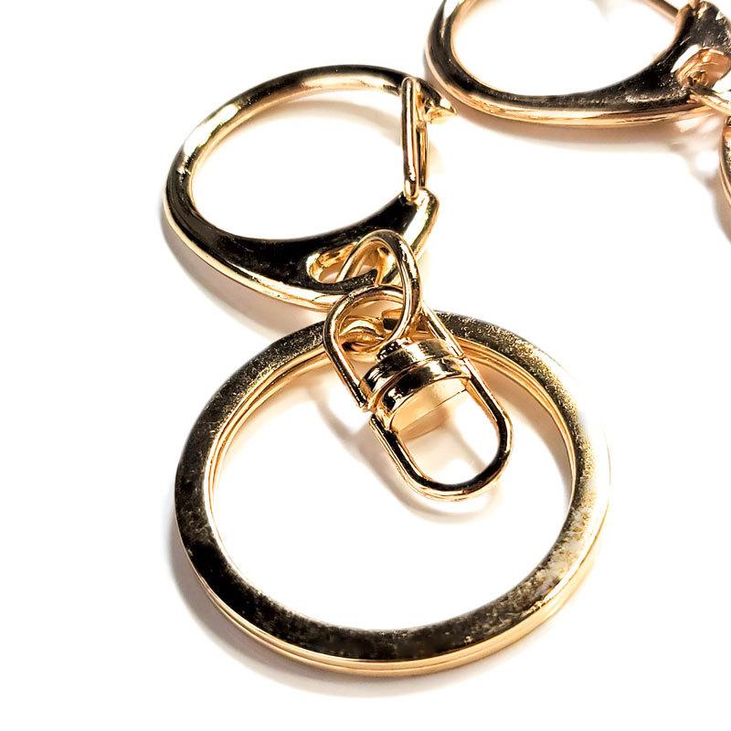 最も信頼できる 回転カン ナスカン キーリング Kns Gl バッグチャーム キーホルダー 12個 その他手芸 ハンドクラフト用品 Www Theopengate Org Il