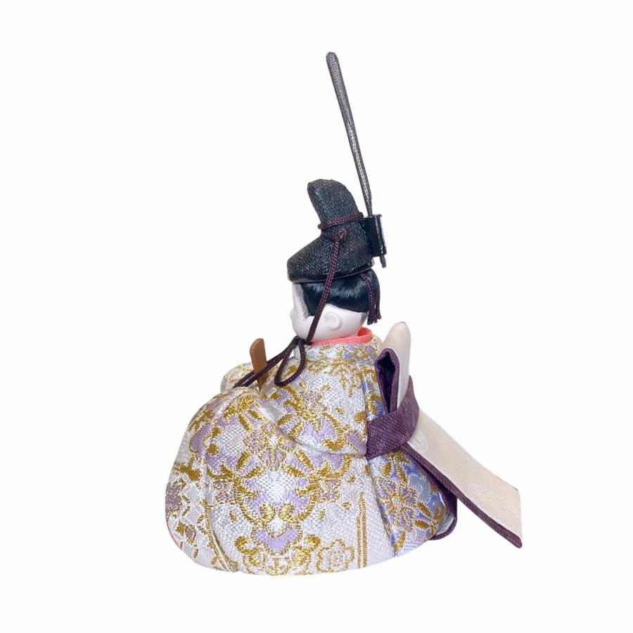 rico夢乃（ゆめの）木目込み十人飾り雛人形 高岡塗台 ミルキー桜蒔絵屏風の画像