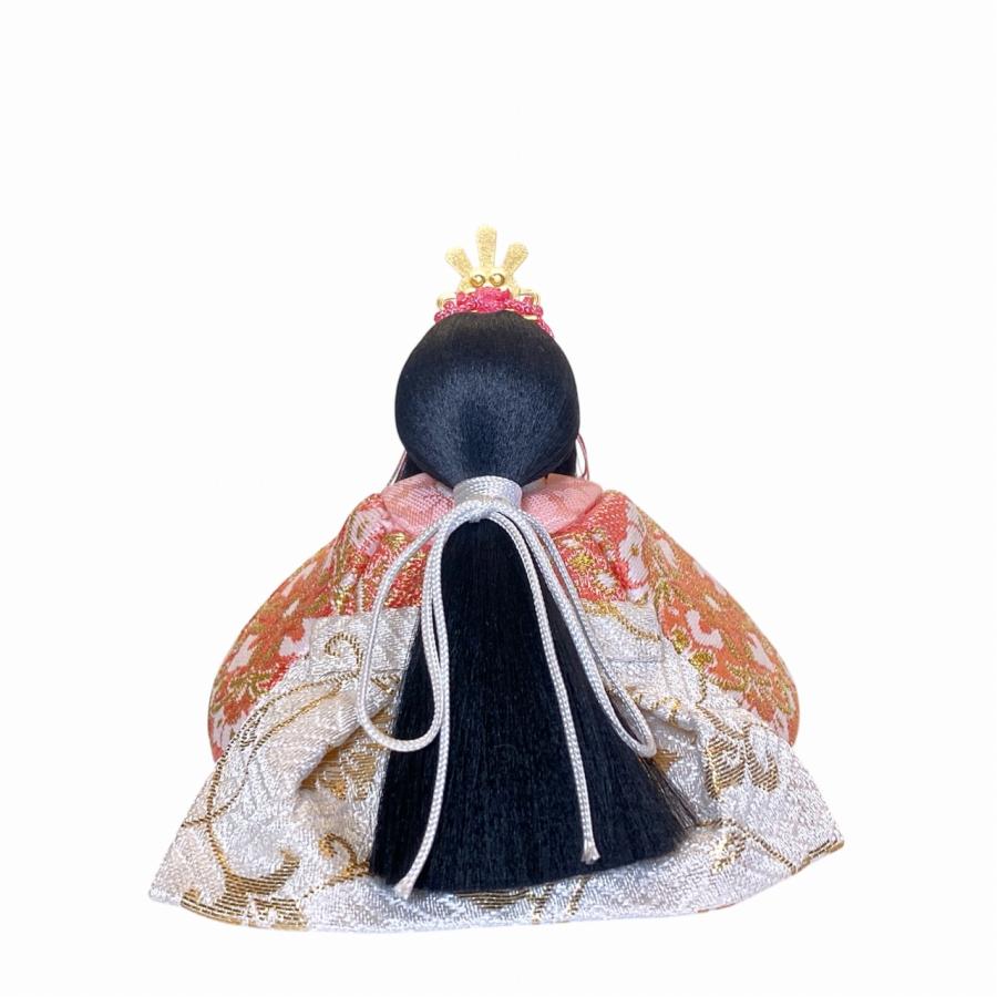 rico夢乃（ゆめの）木目込み十人飾り雛人形 高岡塗台 ミルキー桜蒔絵屏風の画像