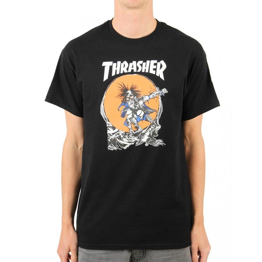 Thrasher (スラッシャー ) US Tシャツ パスヘッド Pushead Skate Outlaw T-Shirt Black｜itempost｜02