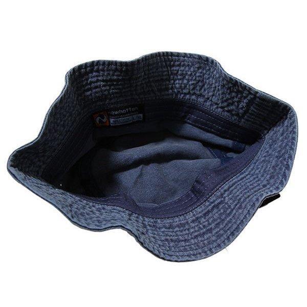 NEWHATTAN (ニューハッタン) US ハット 帽子 バケットハット (1505) BucketHat NAVY ウォッシュデニム｜itempost｜05