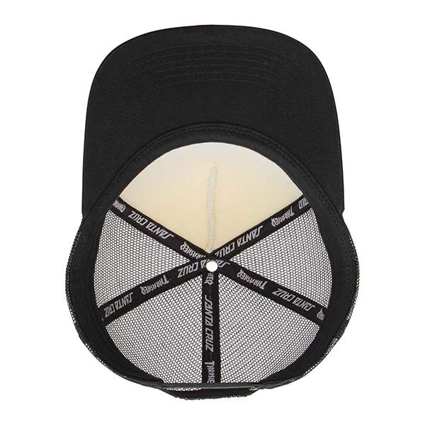 Santa Cruz X Thrasher (サンタクルーズ/スラッシャー) メッシュキャップ 帽子 Screaming Logo High Profile Mesh Trucker Hat White/Black｜itempost｜06