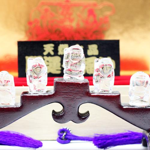 天然水晶開運七福神 約25mmx30mm 〔0397〕 : shopooo by GMO - 通販