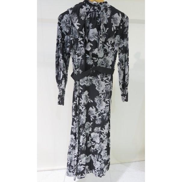 50%OFF]COCODEAL フロッキーフラワーフリルカラーワンピース : 1  