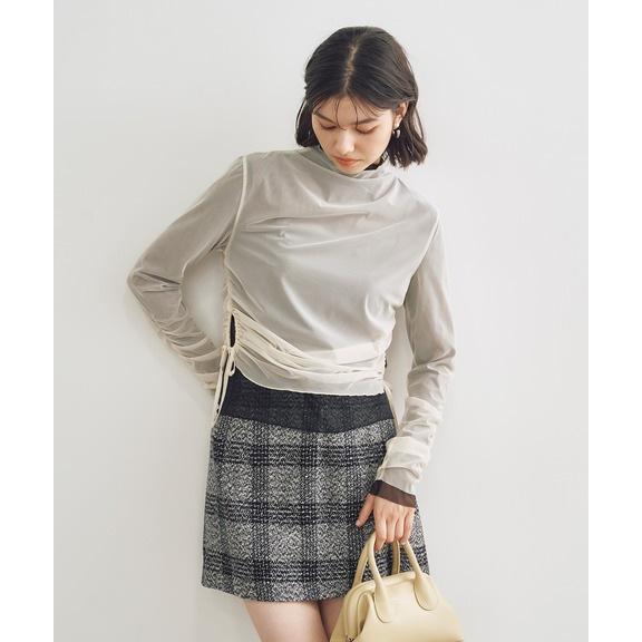 SALE】 COCO DEAL ツイードチェックミニスカート 74717408 SALE】 COCO DEAL ツイードチェックミニスカート 74717408