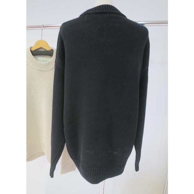 トップス TODAYFUL Loundhem Linen Knit black Roundhem Linen Knit（ニット/セーター）｜TODAYFUL（トゥデイフル）の