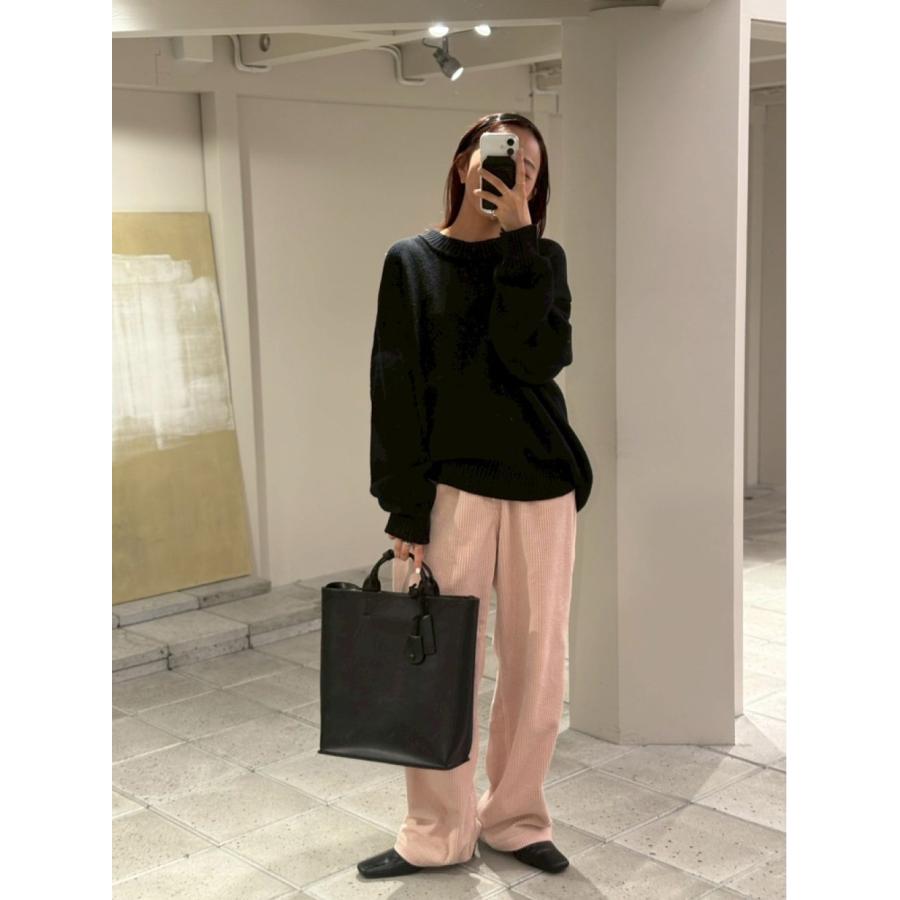 Todayful Roundhem Linen Knit ブラック TODAYFUL(トゥデイフル) / Life's online store（ライフズ