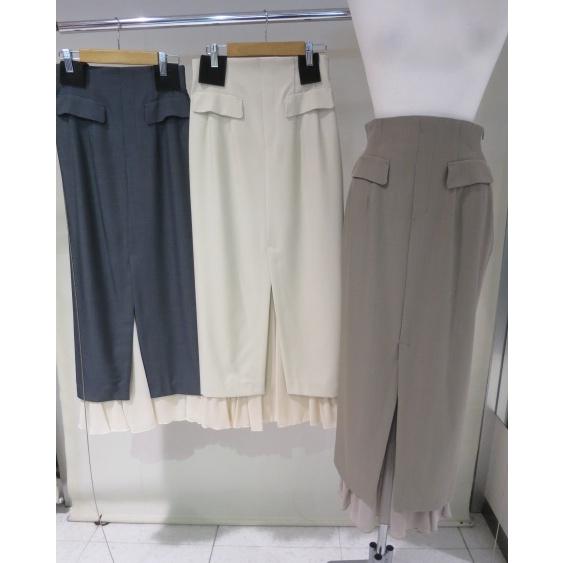 COCODEAL レイヤードフリルタイトスカート 76117187 : shopooo by GMO