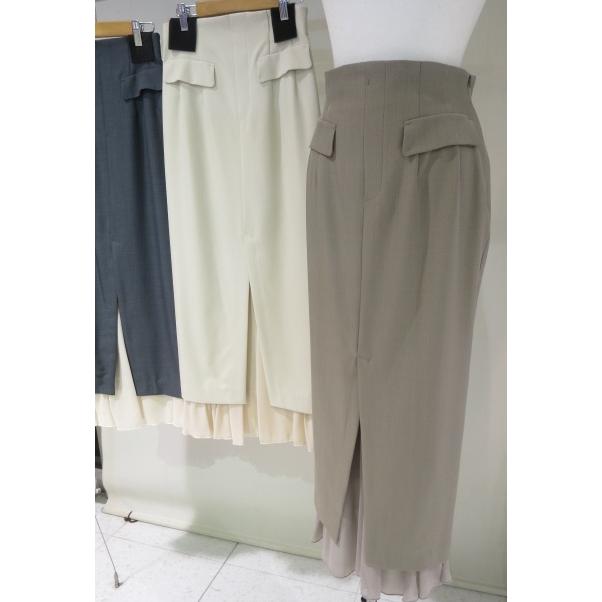 COCODEAL レイヤードフリルタイトスカート 76117187 : shopooo by GMO