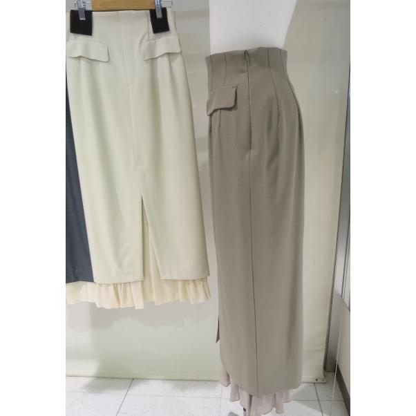 COCODEAL レイヤードフリルタイトスカート 76117187 : shopooo by GMO