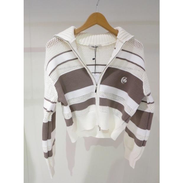 COCODEAL トラックジャケット風ニットブルゾン 76133181 : shopooo by