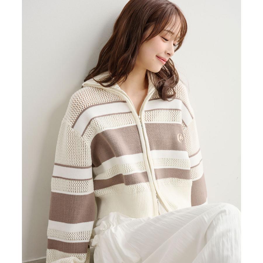 COCODEAL トラックジャケット風ニットブルゾン 76133181 : shopooo by
