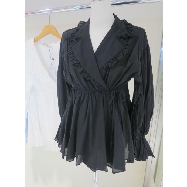 COCODEAL オープンカラーフリルブラウス 76218302 : shopooo by GMO