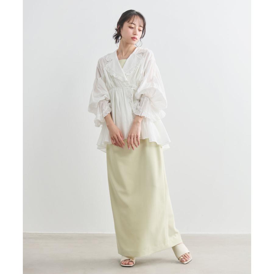 COCODEAL オープンカラーフリルブラウス 76218302 : shopooo by GMO