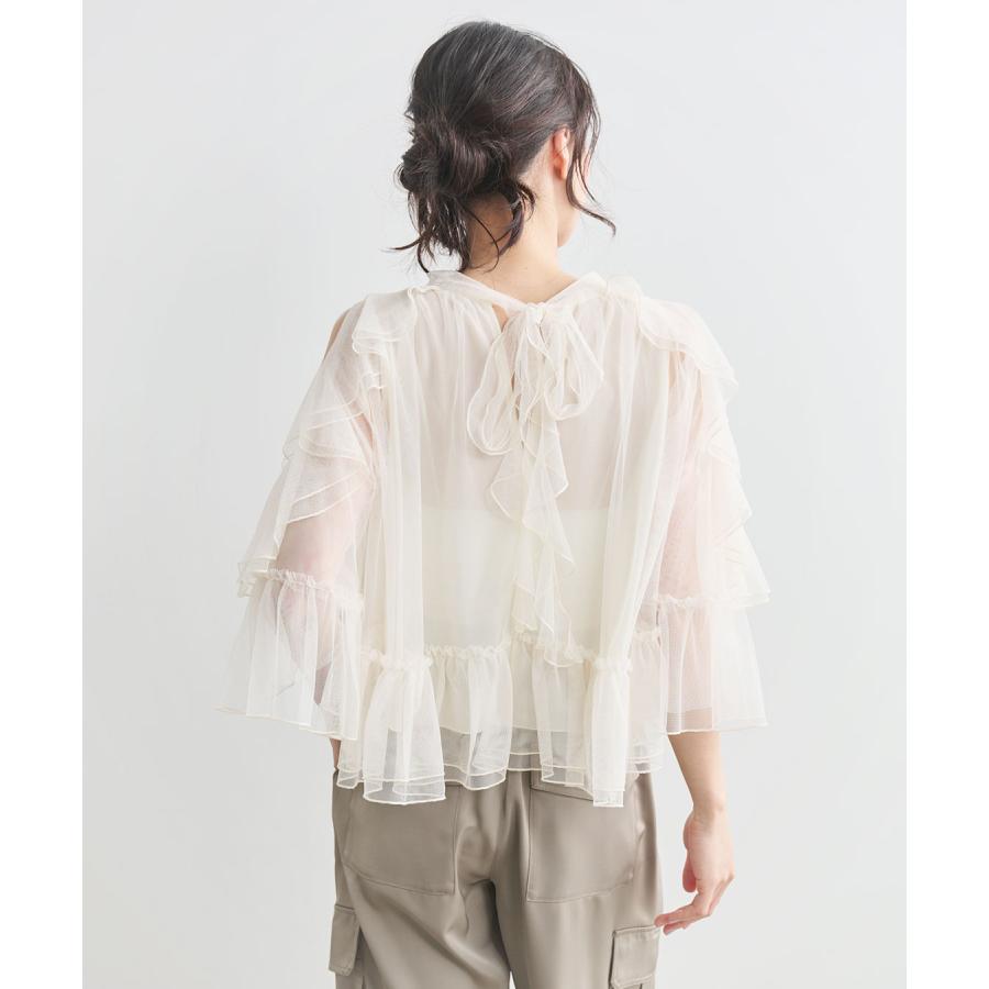 COCODEAL　チュールギャザーブラウス COCODEAL チュールギャザーブラウス 76218343 : shopooo by GMO - 通販