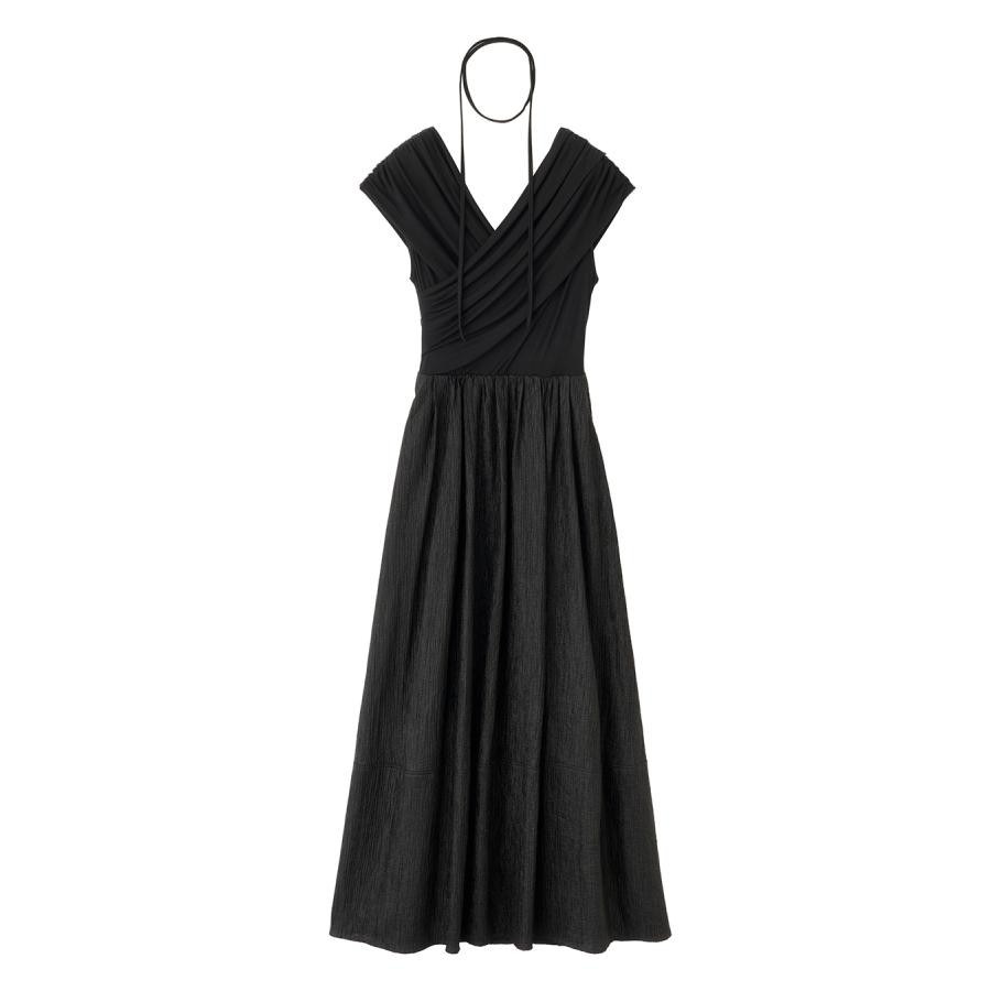【新品未使用】COCO DEAL カシュクールカットワンピース SALE】COCODEAL カシュクールカットドッキングワンピース 76215349