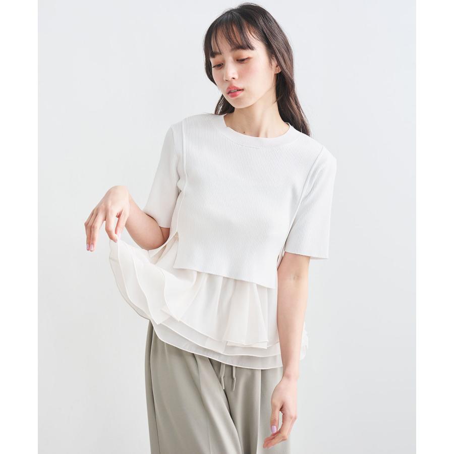 COCODEAL ペプラムブラウスセットニット 76331487 : shopooo by GMO