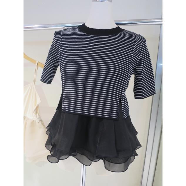 COCODEAL ペプラムブラウスセットニット 76331487 : shopooo by GMO