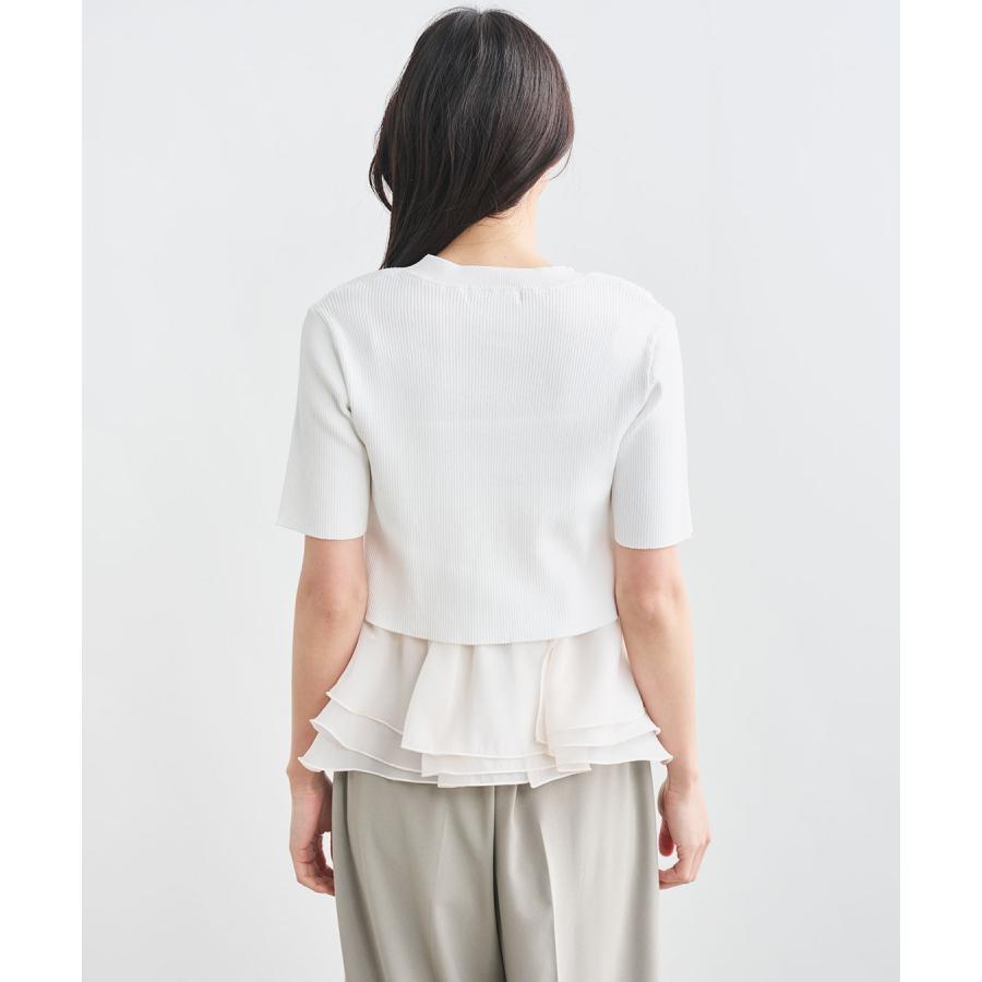 COCODEAL ペプラムブラウスセットニット 76331487 : shopooo by GMO