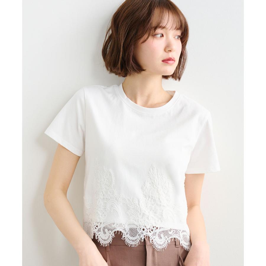 COCODEAL レースドッキングTシャツ 76221387 : shopooo by GMO - 通販