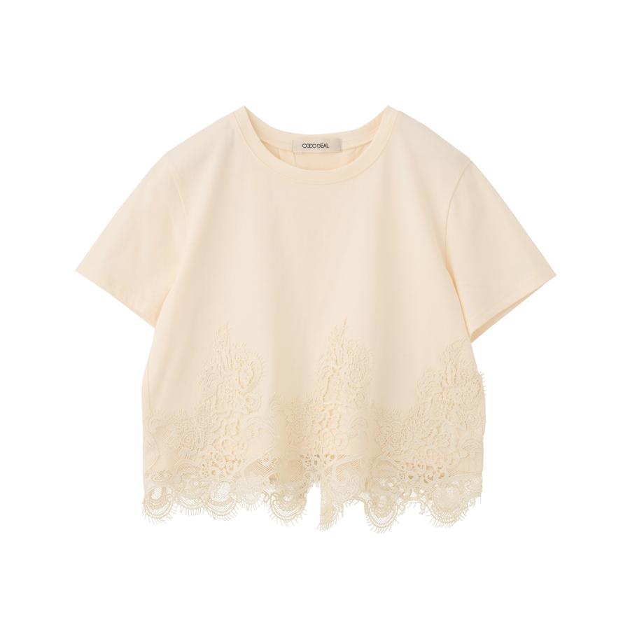 COCODEAL レースドッキングTシャツ 76221387 : shopooo by GMO - 通販