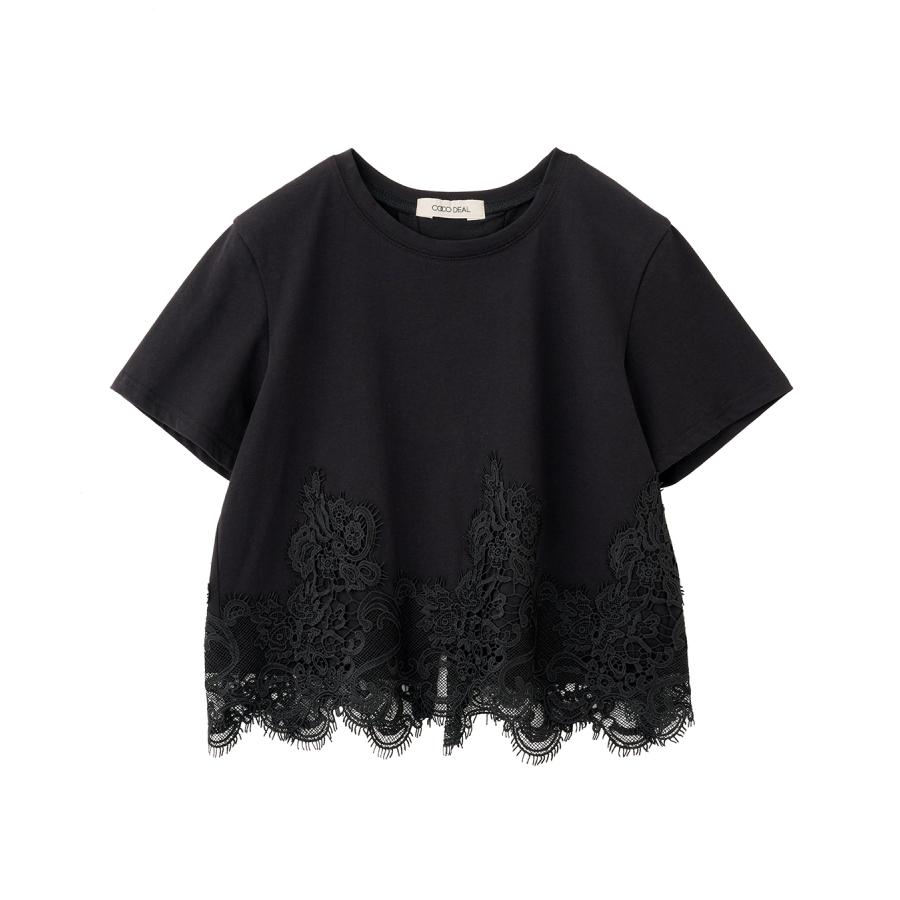 COCO DEAL レースドッキングTシャツ COCODEAL レースドッキングTシャツ 76221387 : shopooo by GMO - 通販