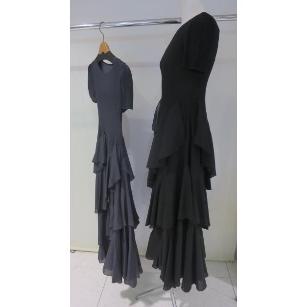 COCODEAL プリーツフリルティアードワンピース 76315485 : shopooo by