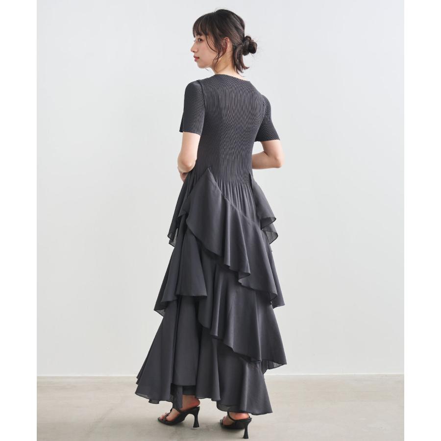 COCODEAL プリーツフリルティアードワンピース 76315485 : shopooo by