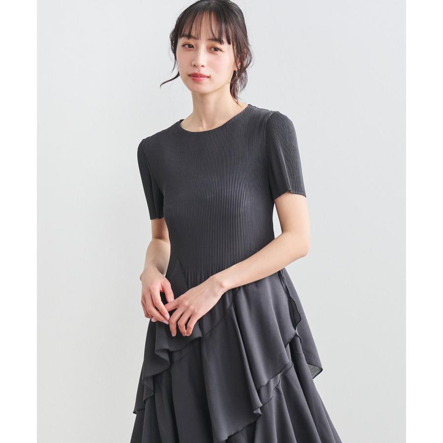 COCODEAL プリーツフリルティアードワンピース 76315485 : shopooo by