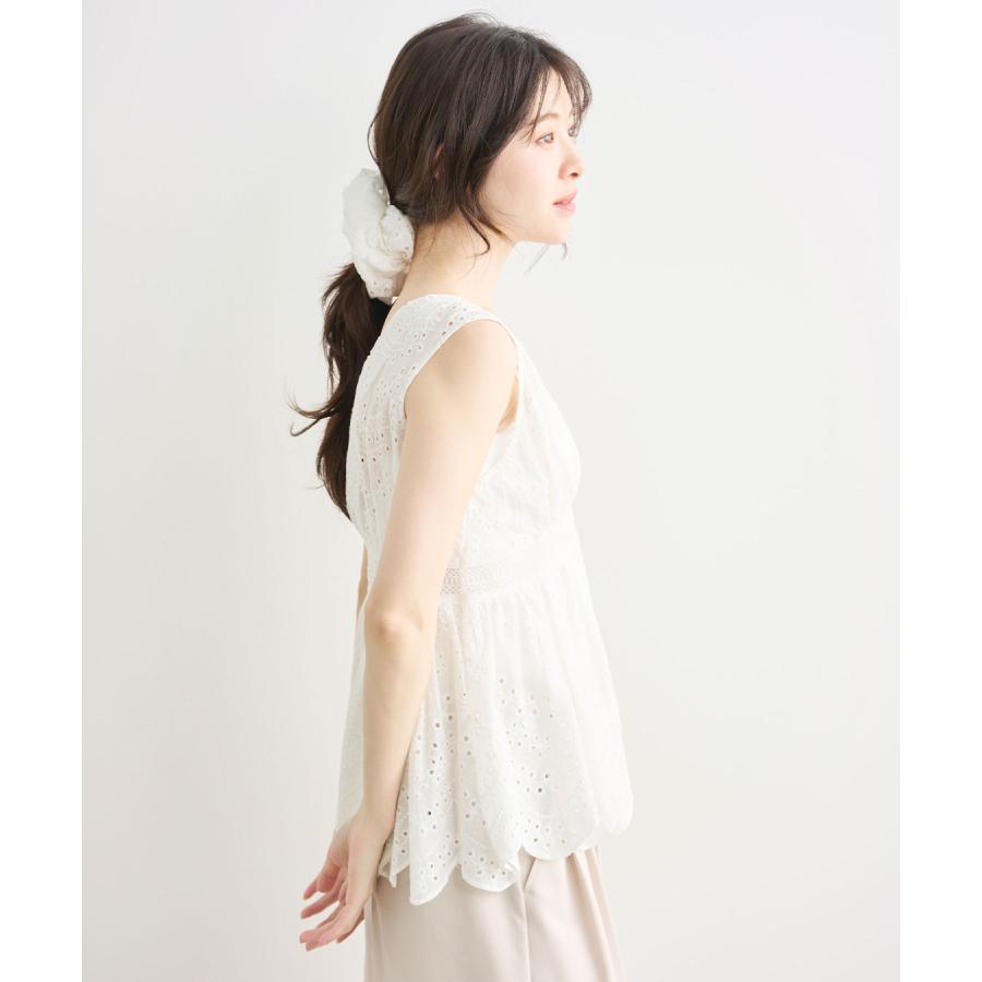 COCODEAL シュシュセットエンブロイダリーペプラムトップス 76518008 