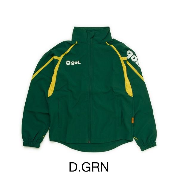 gol. イエロー フード付きジャケットとパンツ セット ウーブンジャケット/パンツセット・gol.(ゴル）G753-280/G754-281