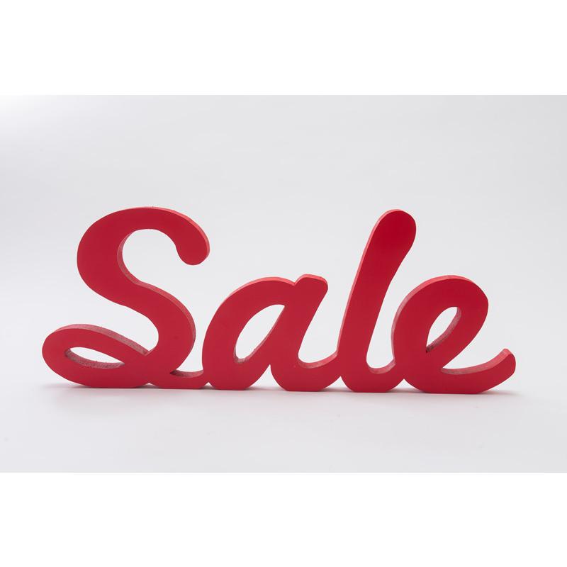 カルプ文字「Sale」筆記体　red