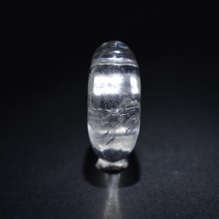 85.山梨 乙女水晶 勾玉 約24mm 山梨県産 日本銘石 パワーストーン【日本製】【HOS】証明書付 クリスタル ヒーリング お守り 国産水晶 古代 出雲型 まが玉 まがた_3