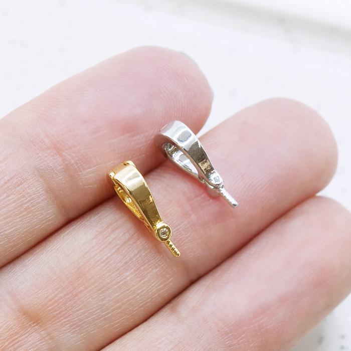 72.バチカン型 クリッカー ヒートン付 1個 開閉式 バチカン 金具