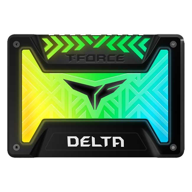 Team 500GB SSD T-Force DELTA RGB SSD (Magnificent version) TLC 9.5mm 光る2.5インチSSD｜T253TR500G3C313_2