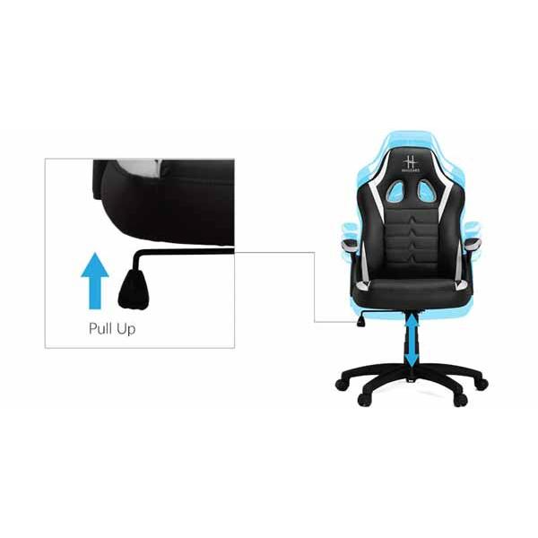 VertaGear HHGears SM-115 Gaming Chair ブラック PUレザー素材 