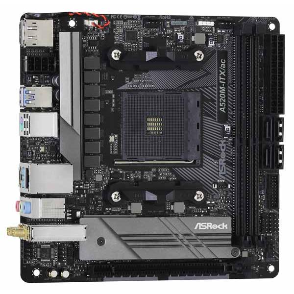 ASRock A520M-ITX/ac Mini-ITXマザーボード｜A520M-ITX/acの画像