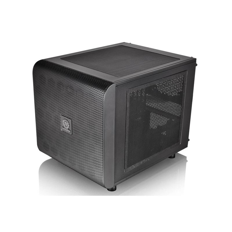 Thermaltake Core V21/Black/Win/SECC 水冷対応キューブ型PCケース (CA