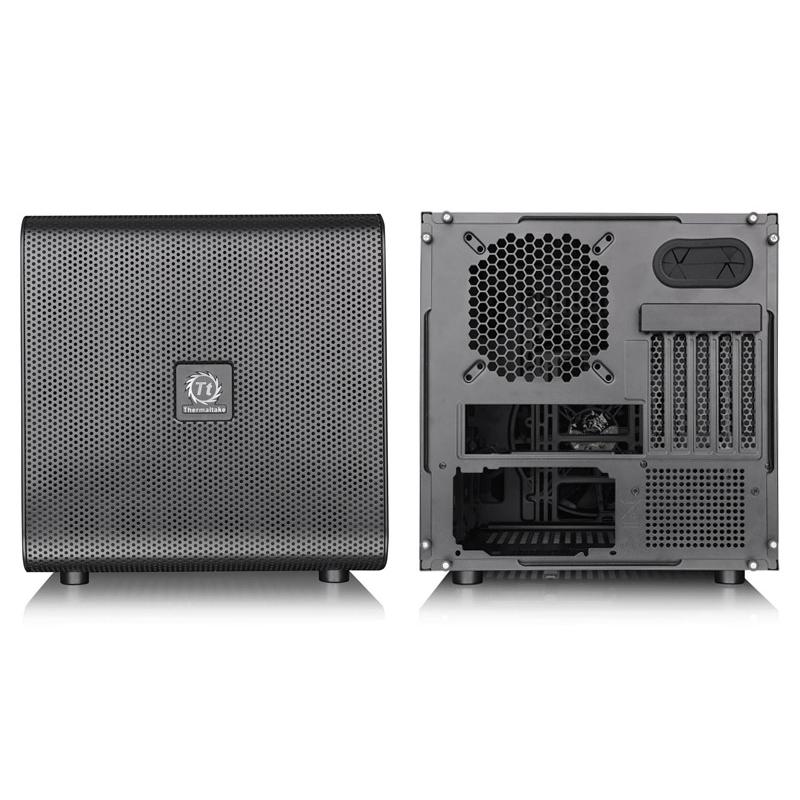 Thermaltake Core V21/Black/Win/SECC 水冷対応キューブ型PCケース (CA