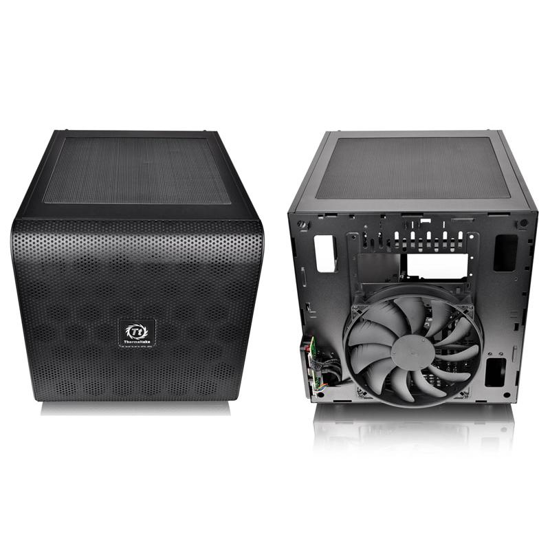 Thermaltake Core V21/Black/Win/SECC 水冷対応キューブ型PCケース (CA