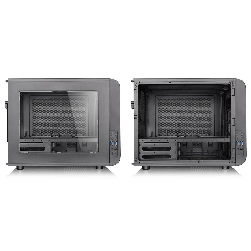 Thermaltake Core V21/Black/Win/SECC 水冷対応キューブ型PC