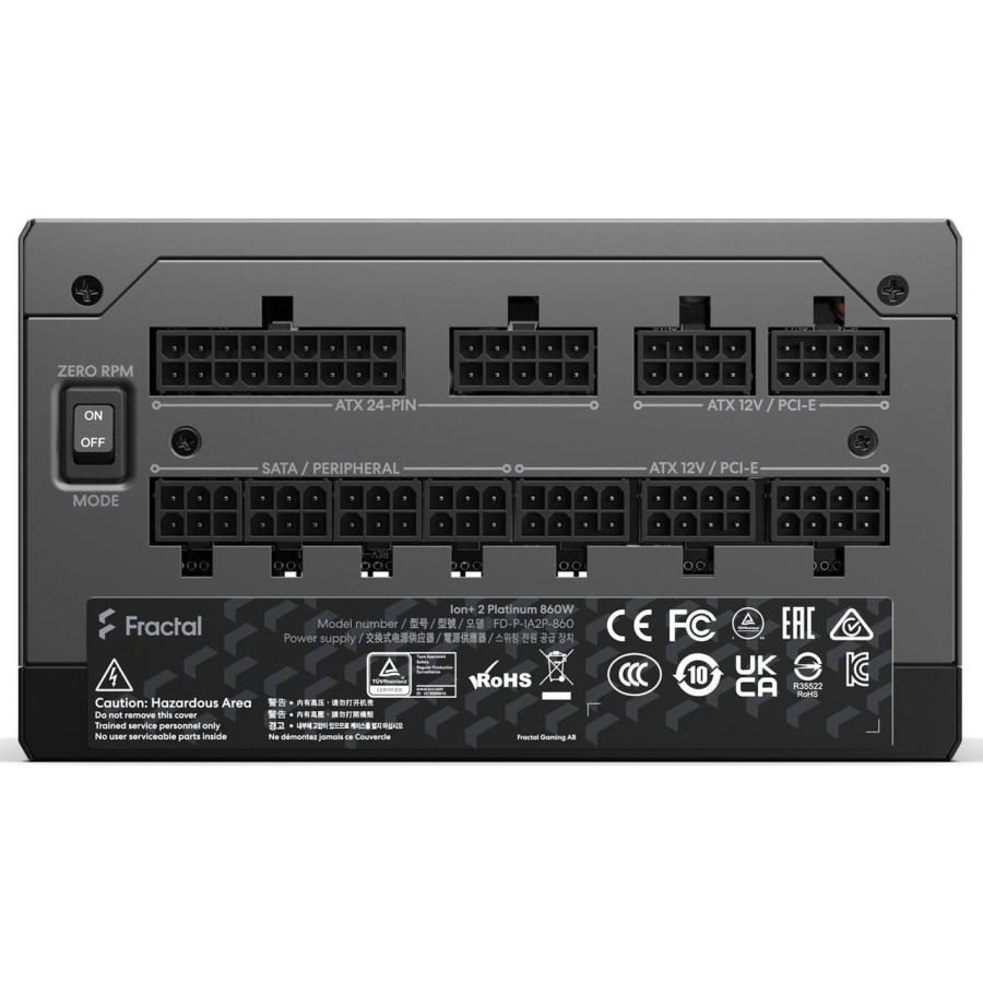 Fractal Design Ion+ 2 Platinum 860W 電源ユニット｜FD-P-IA2P-860