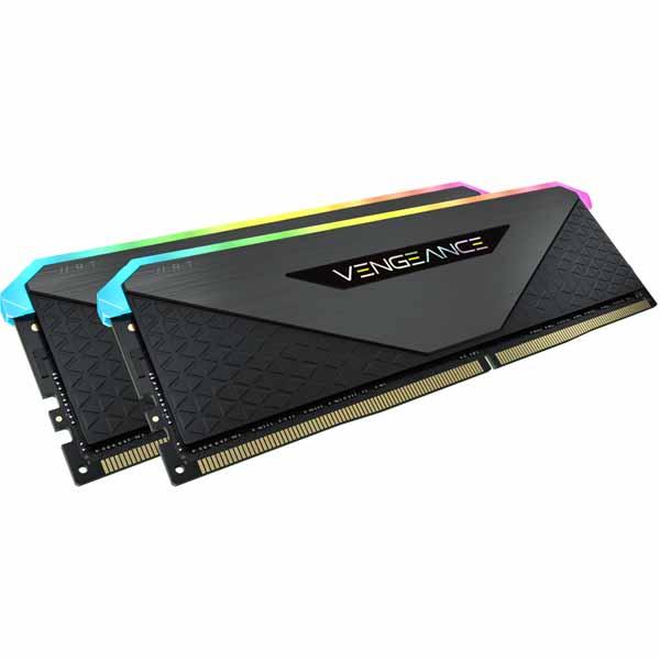 Corsair 64GB(32GBx2) DDR4 3600MHz (PC4-28800) 18-22-22-42 UDIMM VENGEANCE RGB RT ブラック 1.35V for AMD Ryzen｜CMN64GX4M2Z3600C18｜itempost｜03